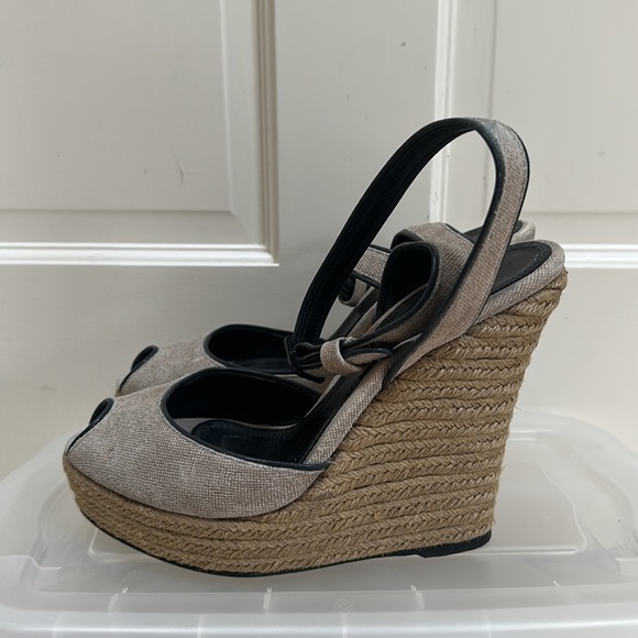 Theory peep toe espadrilles. 5” size 39​​​​​​​​​​​​​​​ - Picture 5 of 12